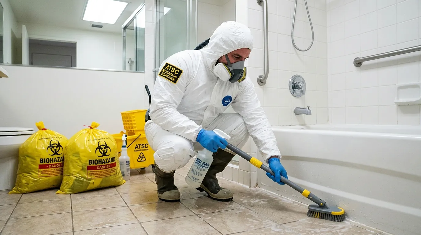 Decontamination equipment deployed for Blood Cleanup in Waunakee